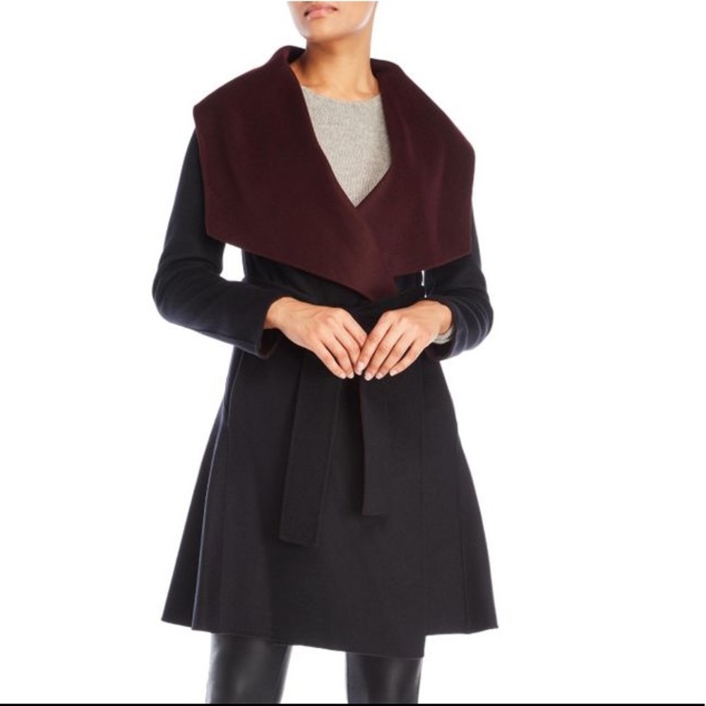 Diane von Furstenberg DVF Belted Wrap Coat